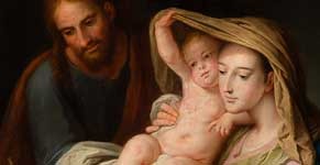 Sainte Famille et Saint Jean-Baptiste Enfant 