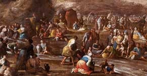 Moïse faisant jaillir l’eau du rocher