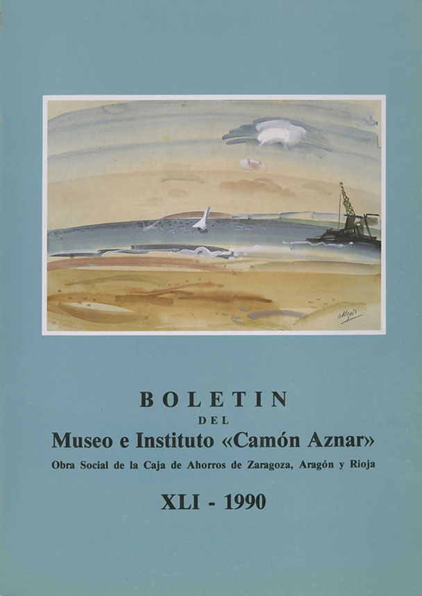 BOLET�N DEL MUSEO E INSTITUTO CAM�N AZNAR N� 41 - 1990