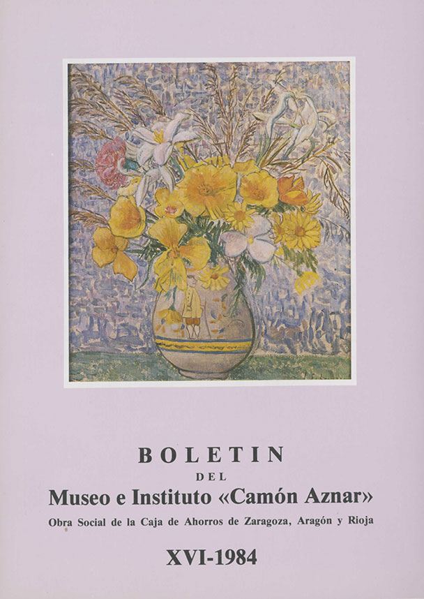 BOLET�N DEL MUSEO E INSTITUTO CAM�N AZNAR N� 16 - 1984