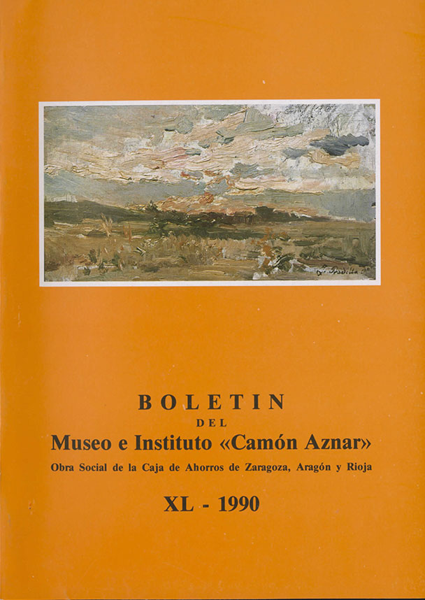 BOLET�N DEL MUSEO E INSTITUTO CAM�N AZNAR N� 40 - 1990