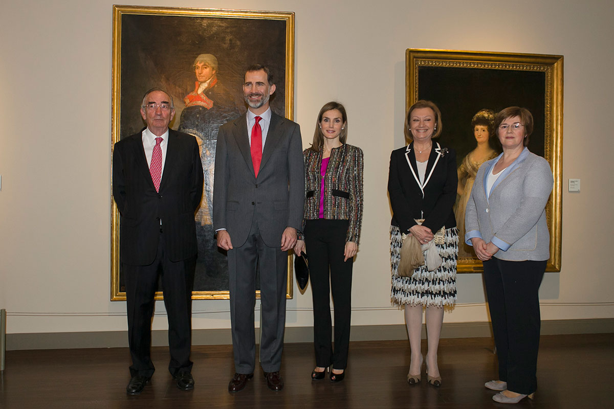 Los Reyes han visitado la exposición Goya y Zaragoza 1746-1776: sus raíces aragonesas