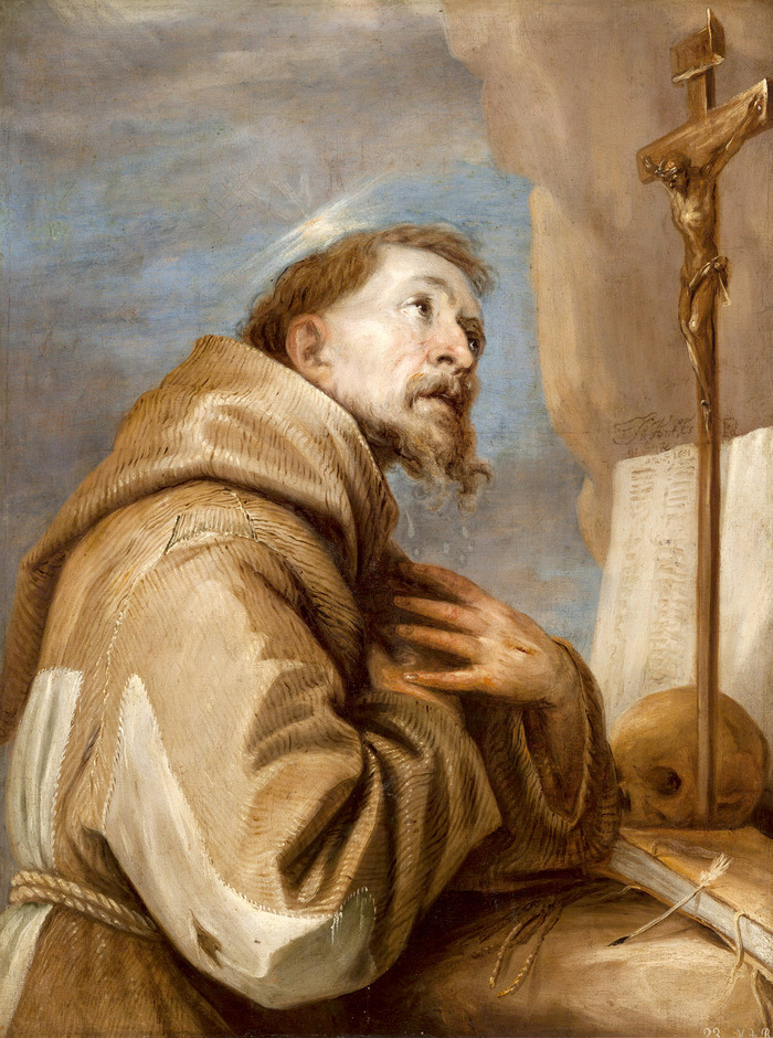 Saint François d’Assise priant