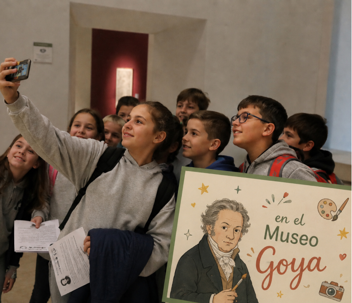 Selfie en el museo: mil y una caras