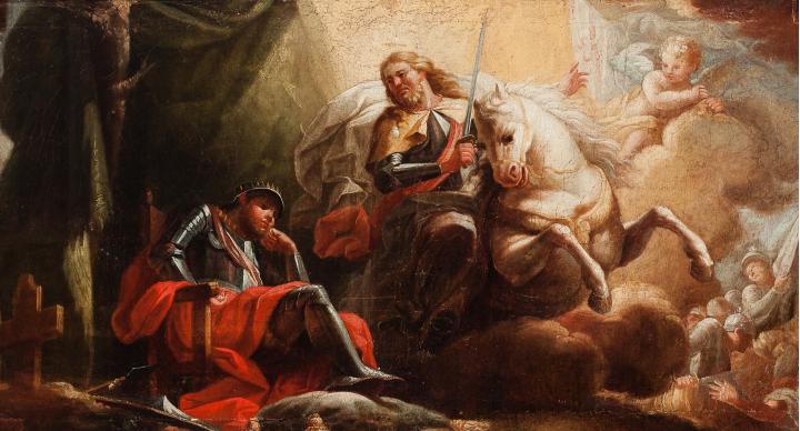 Aparición de Santiago en sueños al rey Ramiro I de Castilla en Batalla Clavijo