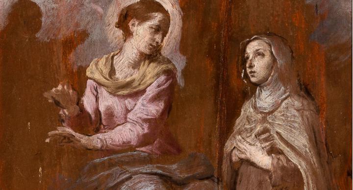 Aparición de la Virgen a Santa Teresa