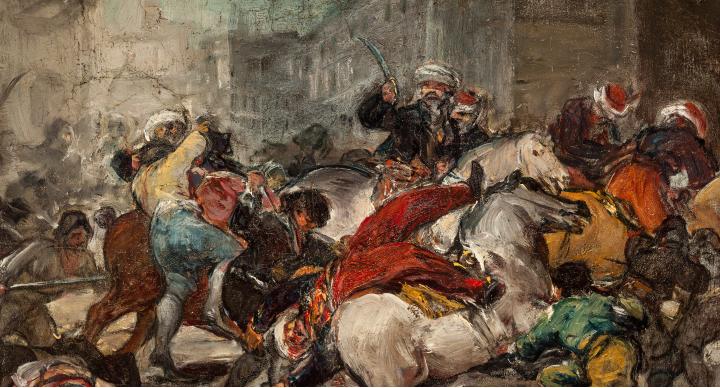 El 2 de mayo de 1808 en Madrid o La carga de los mamelucos (boceto)