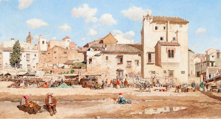 Calle de un pueblo de Toledo