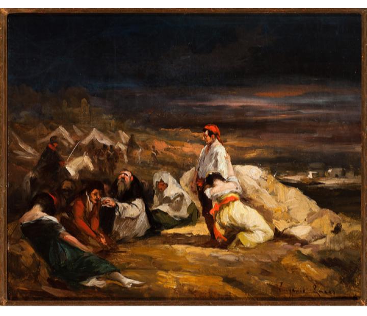 Imagen de Escena de guerra de Lucas Velázquez, E.