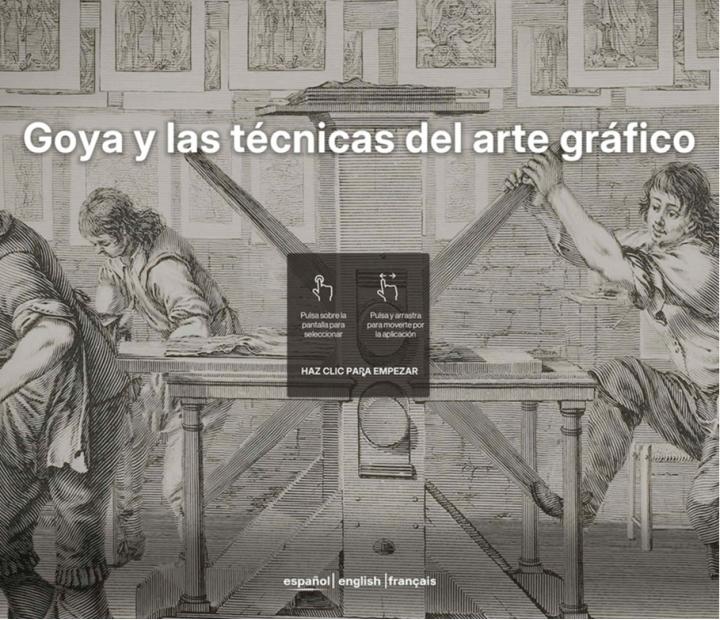 Imagen de un grabado de Goya